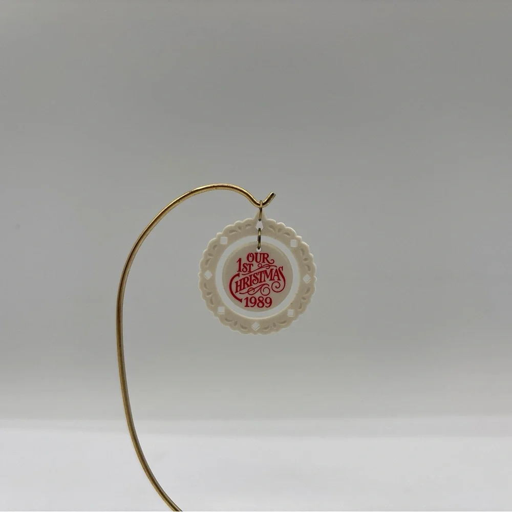 Hallmark Keepsake Miniature Ornament Dated 1989 Vintage First Christmas Together